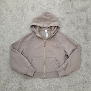 Lululemon Full Zip Scuba Hoodie Size Xs Taupetastic